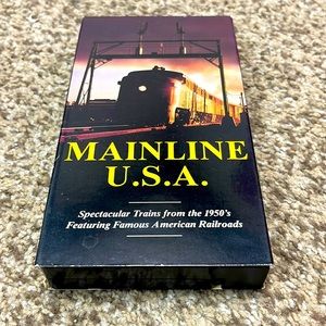 Main line USA, VHS 1990s spectacular trains from the 1950s